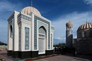 The burial site of Islam Karimov in Samarkand.
