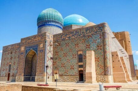Khoja Ahmed Yasawi Mausoleum & the Futuristic Karavansaray